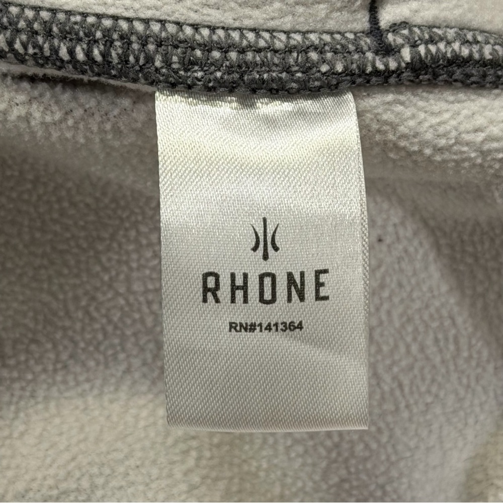Rhone Men’s Large Heathered 1/4 Zip Pullover Hoodie Performance Casual Athletic - Picture 4 of 8